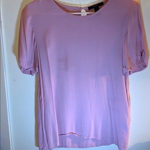 Light pink blouse short sleeve